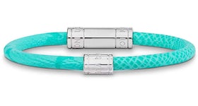 Louis Vuitton Bracelet Keep It Double Damier Graphite Blue in