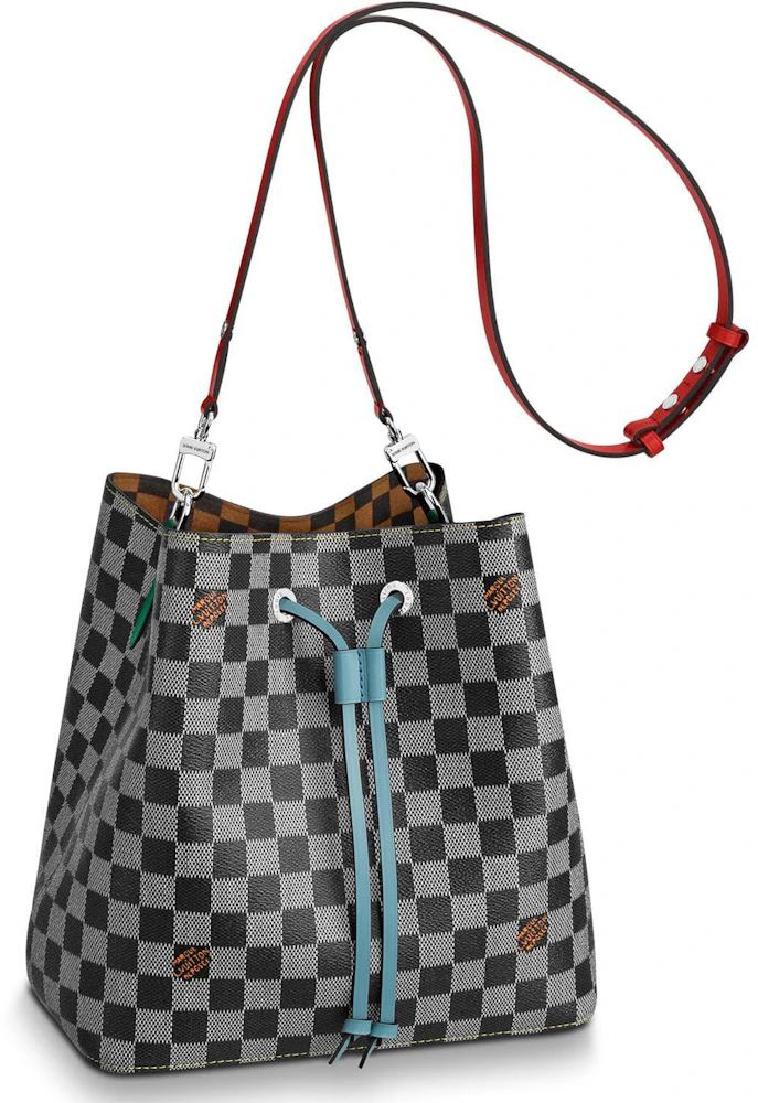 Louis Vuitton NeoNoe Damier Black/White in Coated Canvas/Leather with ...