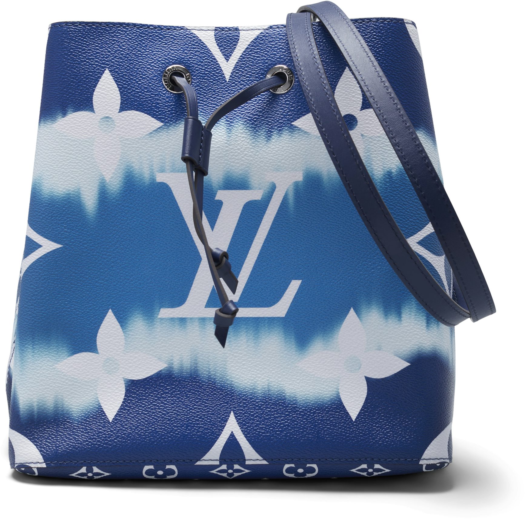 Louis Vuitton NeoNoe LV Escale MM Bleu in Coated Canvas/Cowhide Leather  with Silver-tone - US