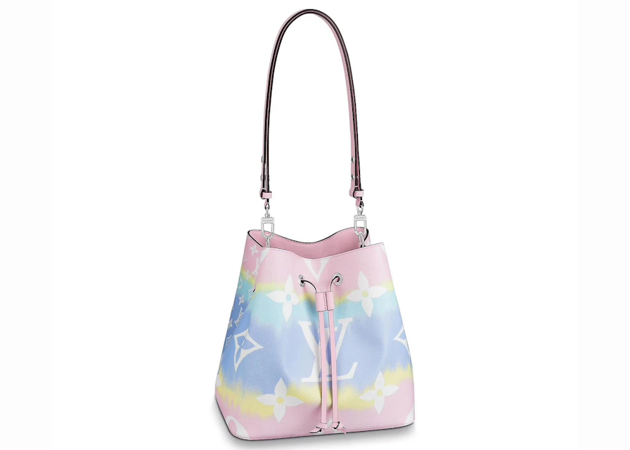 Pest kredit Rough sleep Louis Vuitton NeoNoe LV Escale MM Pastel in Coated Canvas/Cowhide Leather  with Silver-tone