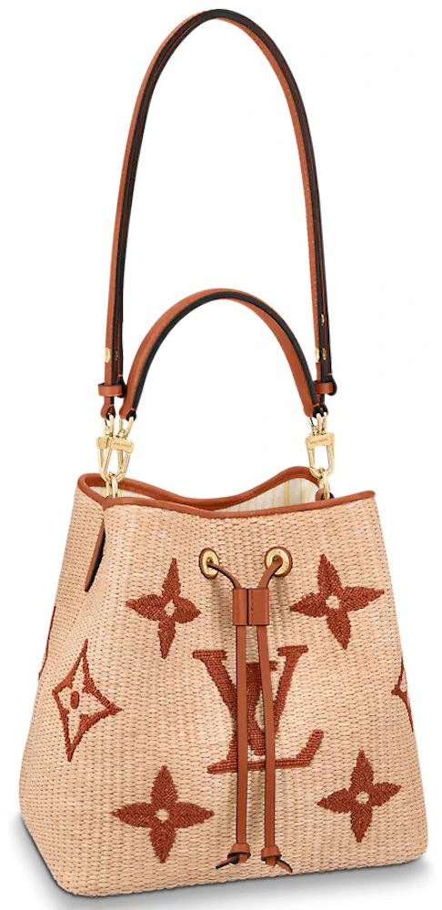 Louis Vuitton NeoNoe Handbag Monogram Raffia