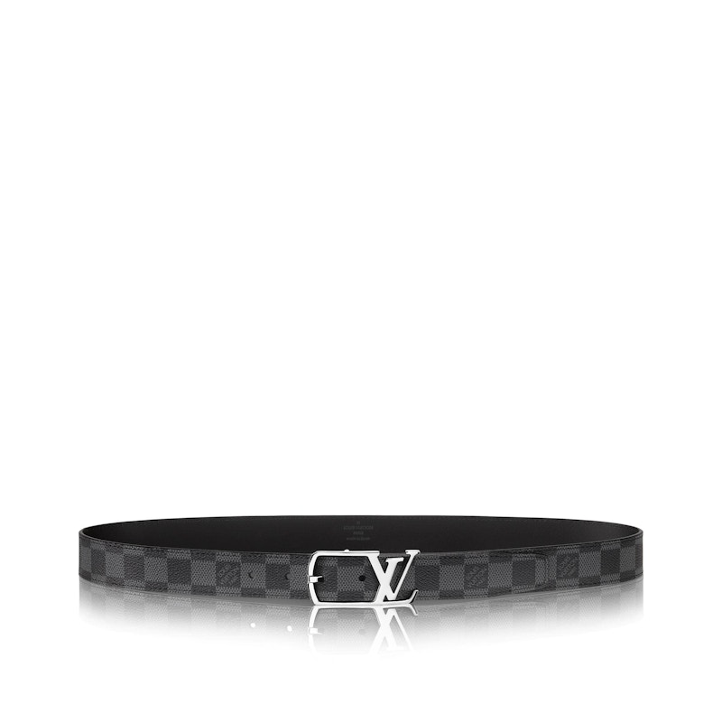 Graphite louis outlet vuitton belt