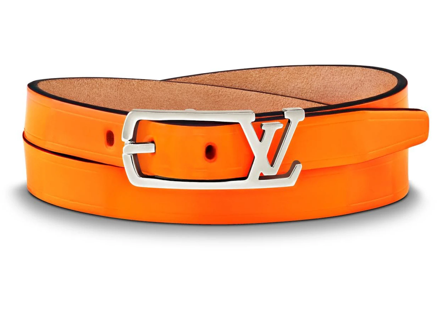 Louis Vuitton Neogram Bracelet 21 Orange Fluo in Calfskin Leather