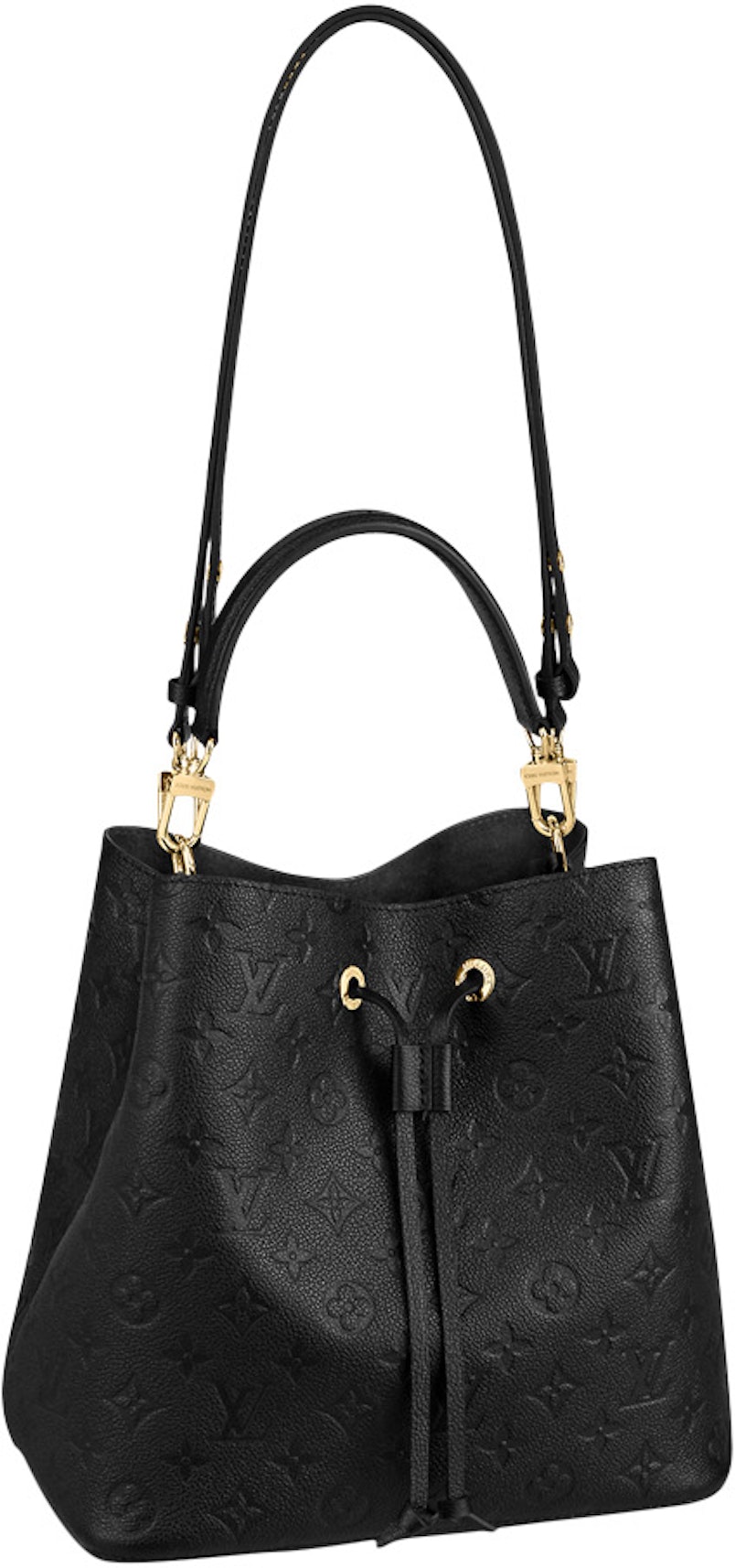 hævn Indføre disharmoni Louis Vuitton Neonoe Bag MM Monogram Empriente Black in Grained Cowhide  Leather with Gold-tone - US