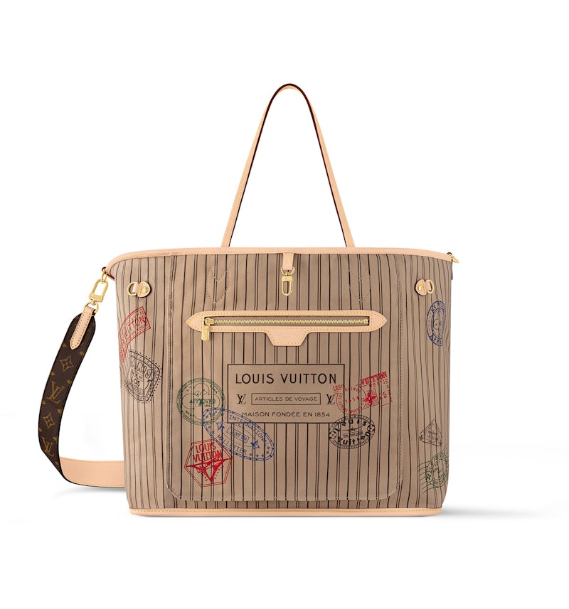 Louis Vuitton Neverfull Bandouliere GM Inside Out Monogram/Beige