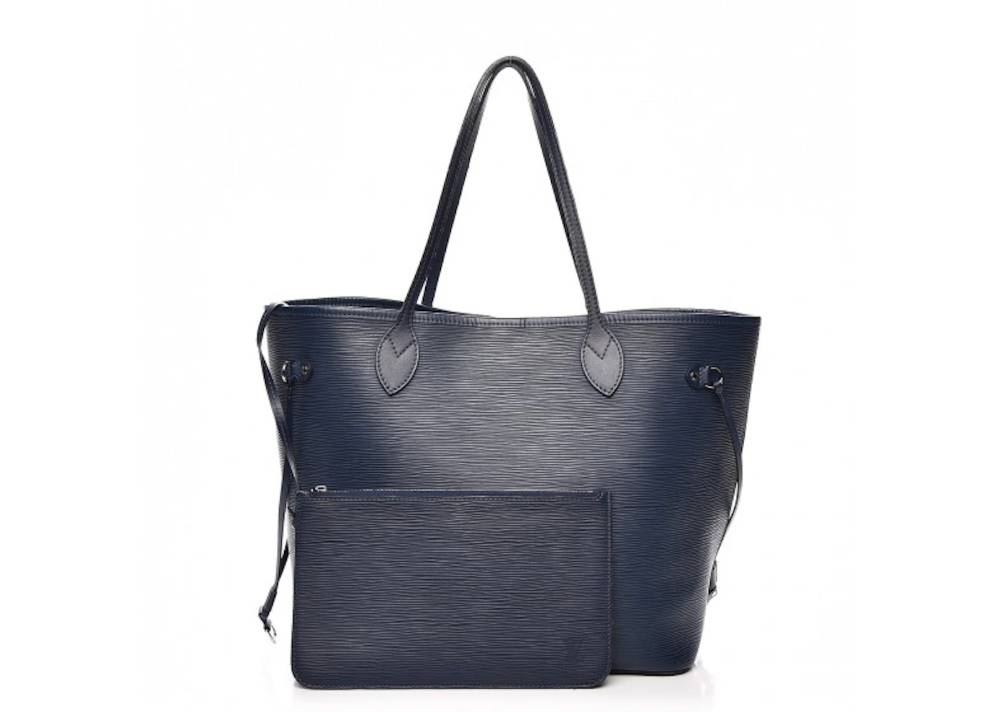 Louis Vuitton Neverfull Epi MM Indigo Lining in Epi Leather