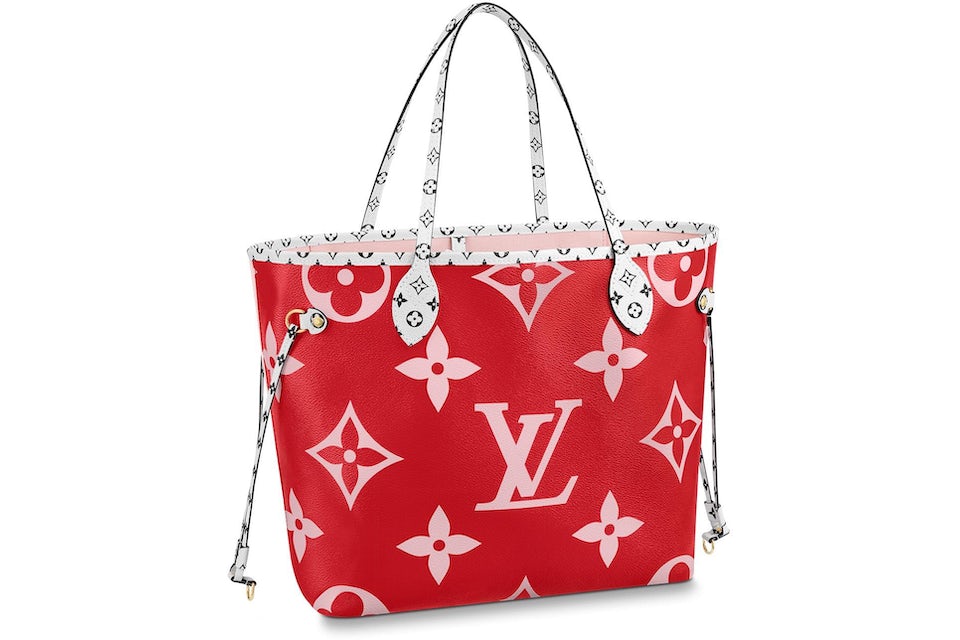 louis vuitton neverfull red lining