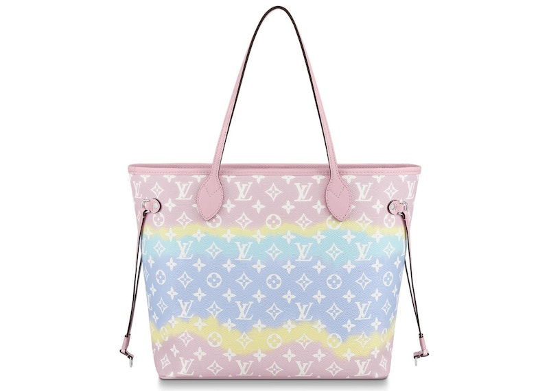 Louis Vuitton Neverfull LV Escale MM Pastel in Coated Canvas