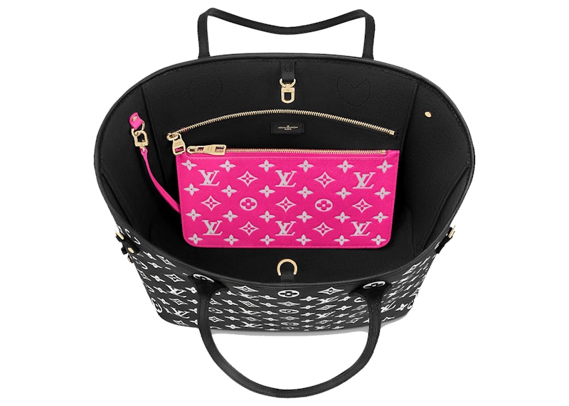 Louis vuitton black discount and white neverfull