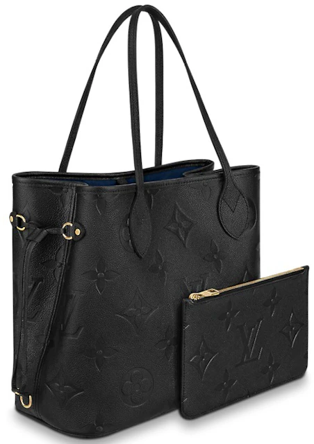 generelt Mor Trampe Louis Vuitton Neverfull MM Black in Cowhide Leather with Gold-tone