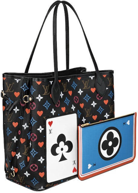 Louis Vuitton Neverfull MM Game On Monogram in Coated Canvas with