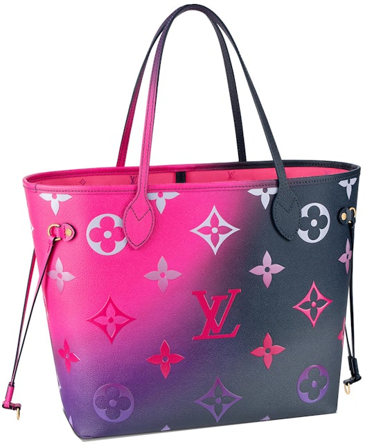 Louis Vuitton Neverfull MM Midnight Fuchsia in Coated Canvas with Gold-tone  - US