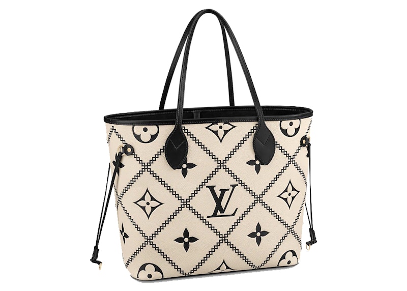 Louis Vuitton Neverfull MM Monogram Empriente Cream/Black in