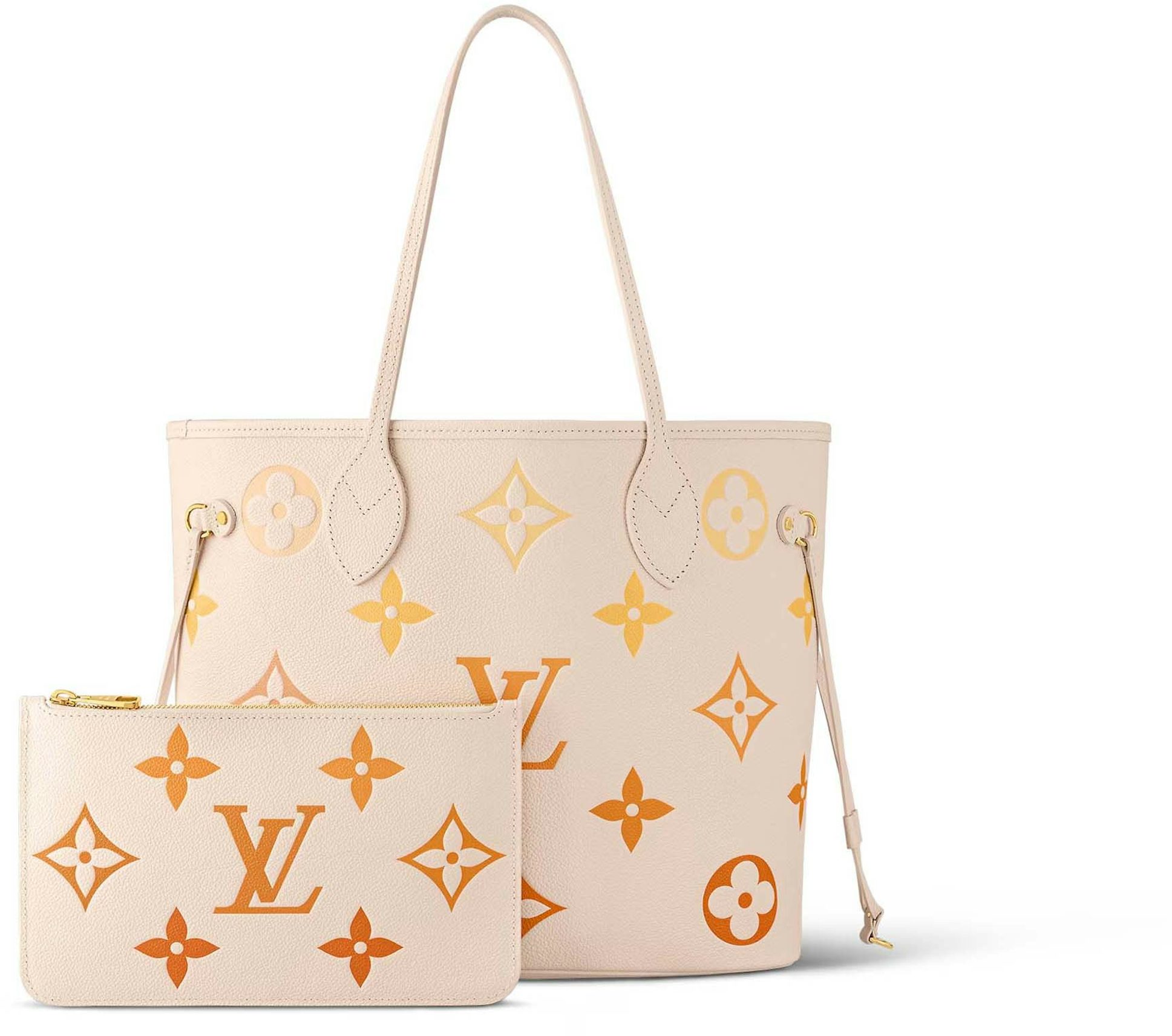 Louis Vuitton Neverfull MM Neutral Gradient in Monogram Empreinte Embossed  Cowhide Leather with Gold-tone - GB
