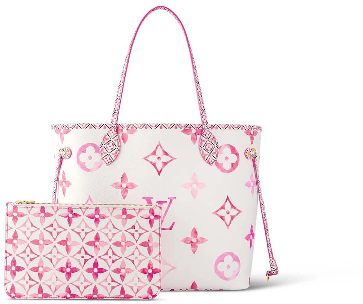 Louis Vuitton Monogram Neverfull MM with Light Pink Interior Tote Bag