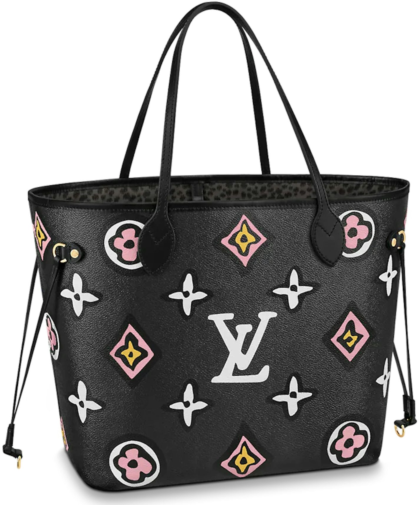 Louis Vuitton Neonoe MM Wild at Heart Cream in Coated Canvas with
