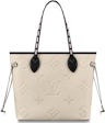 Louis Vuitton, Bags, Wild At Heart Neverfull Bag Arizona Creme With  Removable Pouch