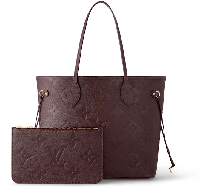 Louis Vuitton Neverfull MM Wine in Empreinte Embossed Grained