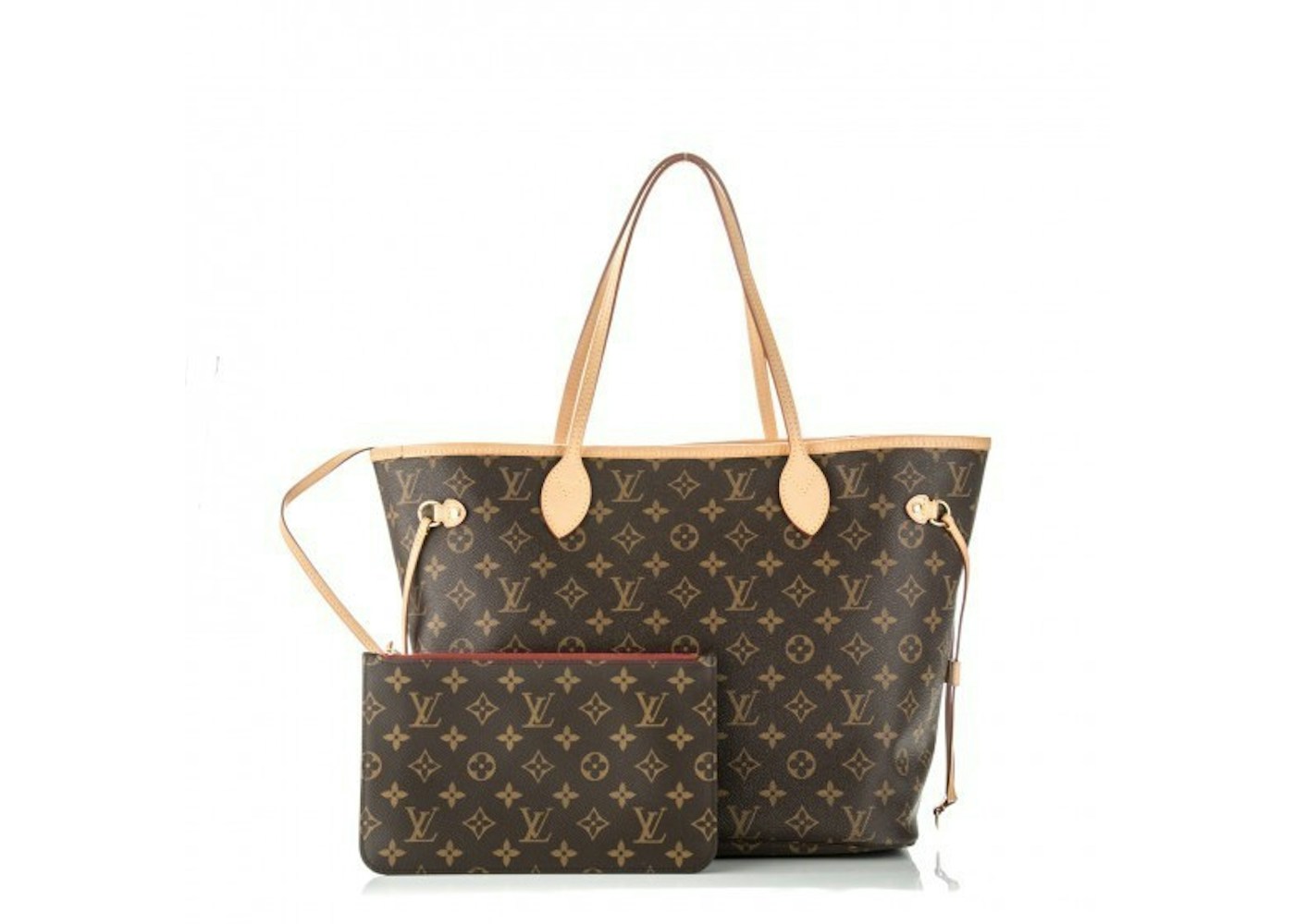 Louis Vuitton Neverfull Monogram Mm Cerise Lining Louis Vuitton Neverfull Monogram Mm Cerise Lining