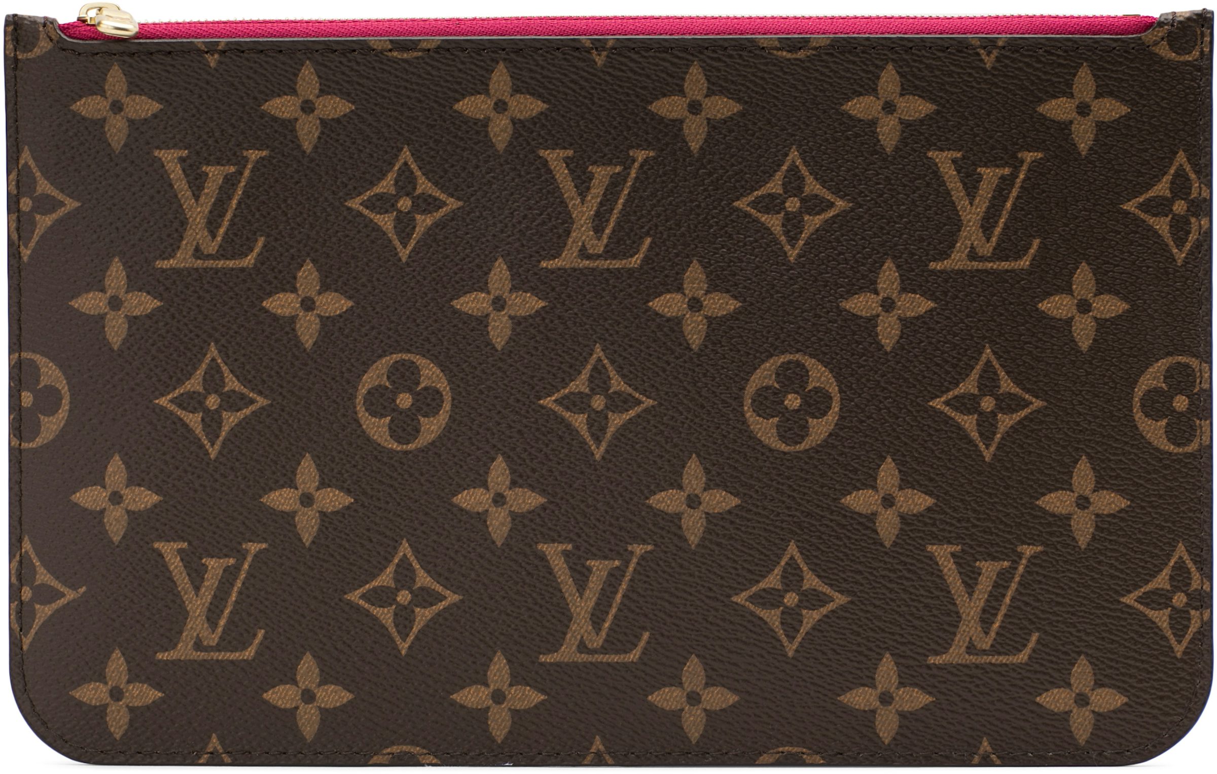 Louis Vuitton Neverfull Monogram Pouch Pochette Pivoine - A World