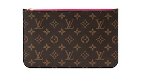 Louis Vuitton Pochette Monogram (Without Strap) MM/GM Pivoine Lining