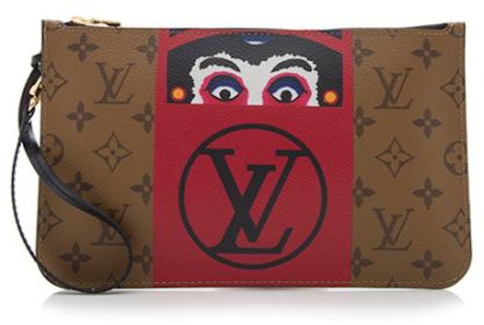 Louis Vuitton x Kansai Yamamoto Pochette Monogram Kabuki MM Cerise