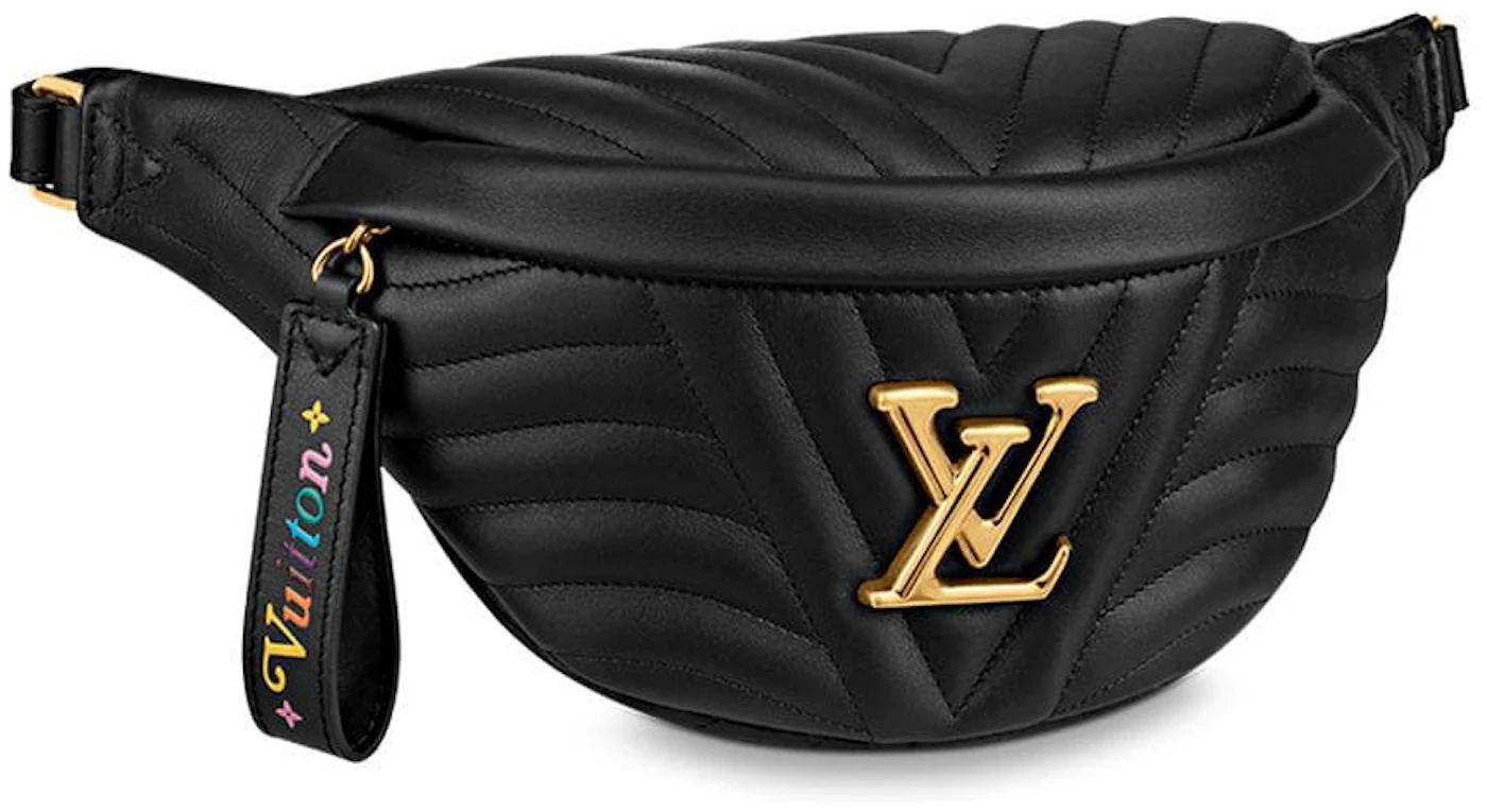 Louis Vuitton New Wave Bumbag Black in Calf Leather with Gold-tone - GB