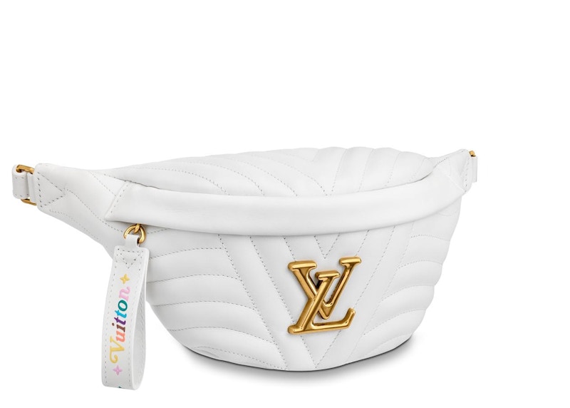 Louis Vuitton New Wave Bumbag Snow White in Calf Leather with Gold