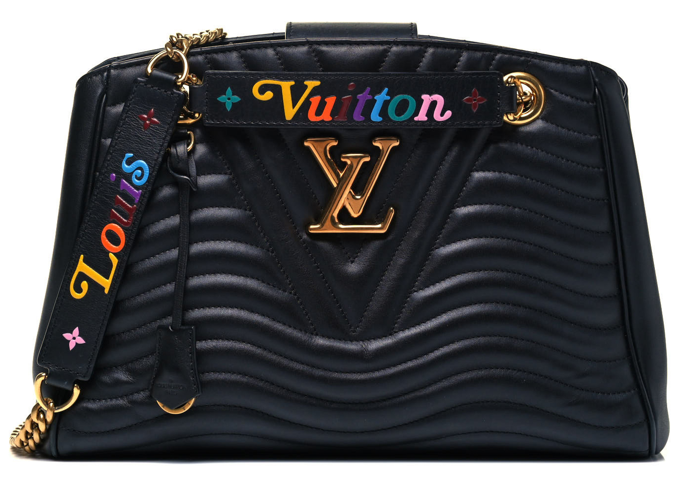 Túi Louis Vuitton New Wave PM Chain Bag Black M20687  AuthenticShoes