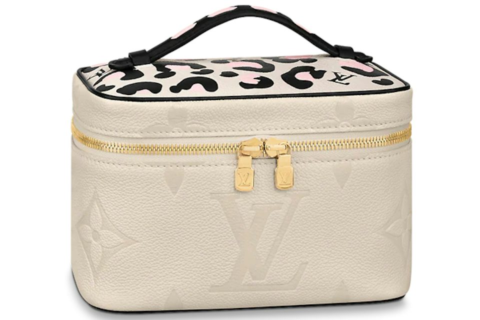 Louis Vuitton Nice Toiletry Pouch Mini Wild at Heart Cream in Cowhide  Leather with Gold-tone - US