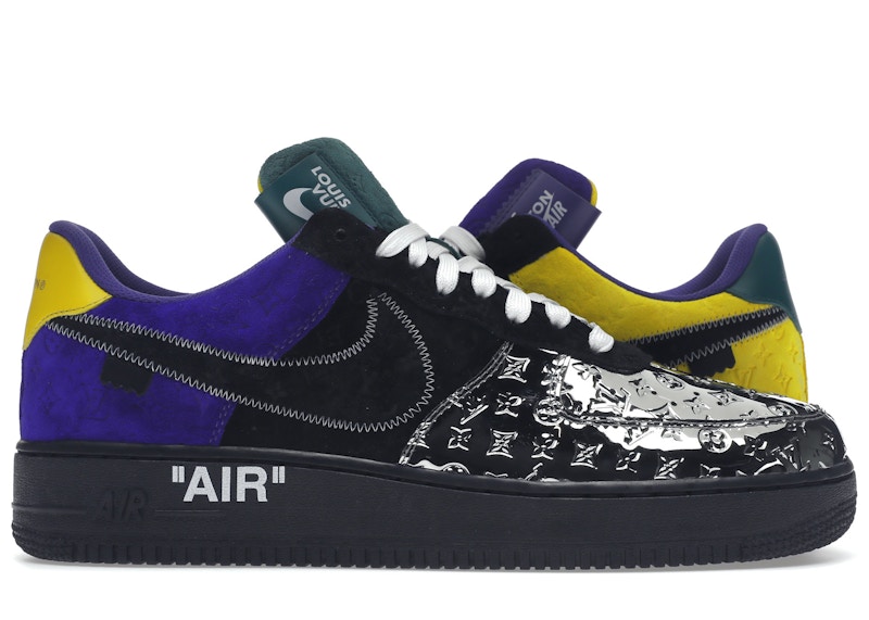 Nike Air Force 1 Low x LOUIS VUITTON LV 'Black' - 1A9VD7