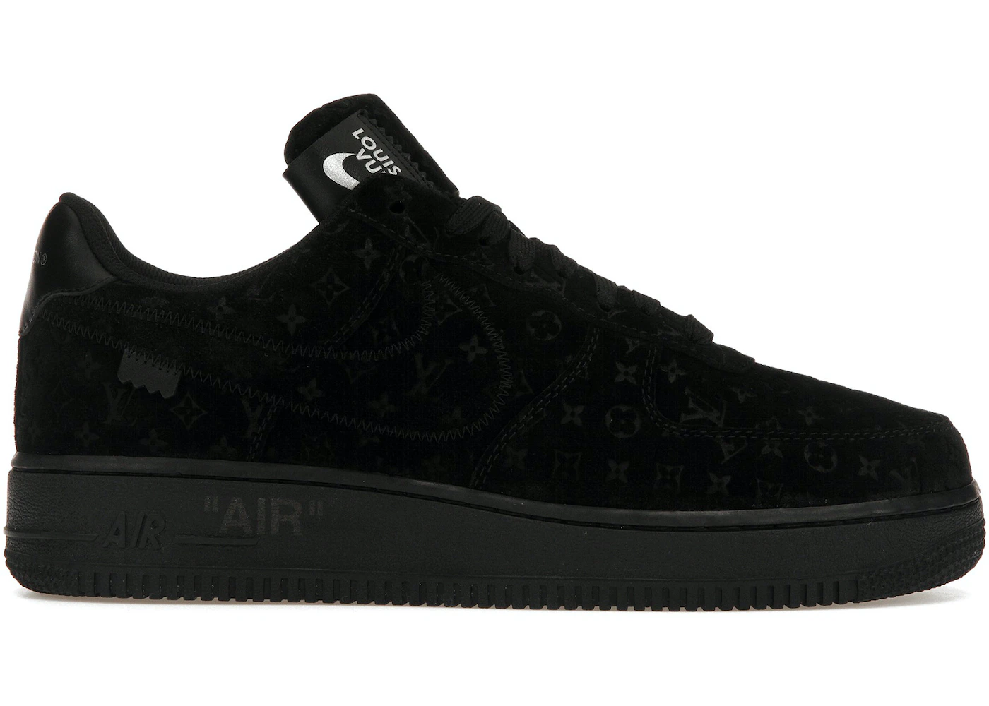Louis Vuitton Nike Air Force 1 Low By Virgil Abloh Black Men's - Sneakers -  US