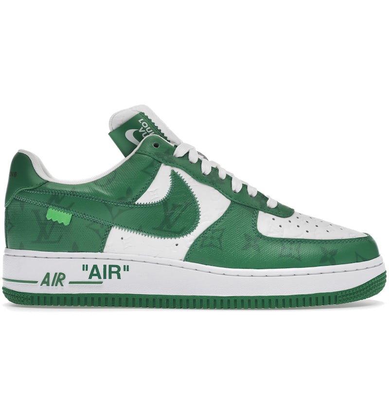 Louis Vuitton Nike Air Force Low By Virgil Abloh White Green