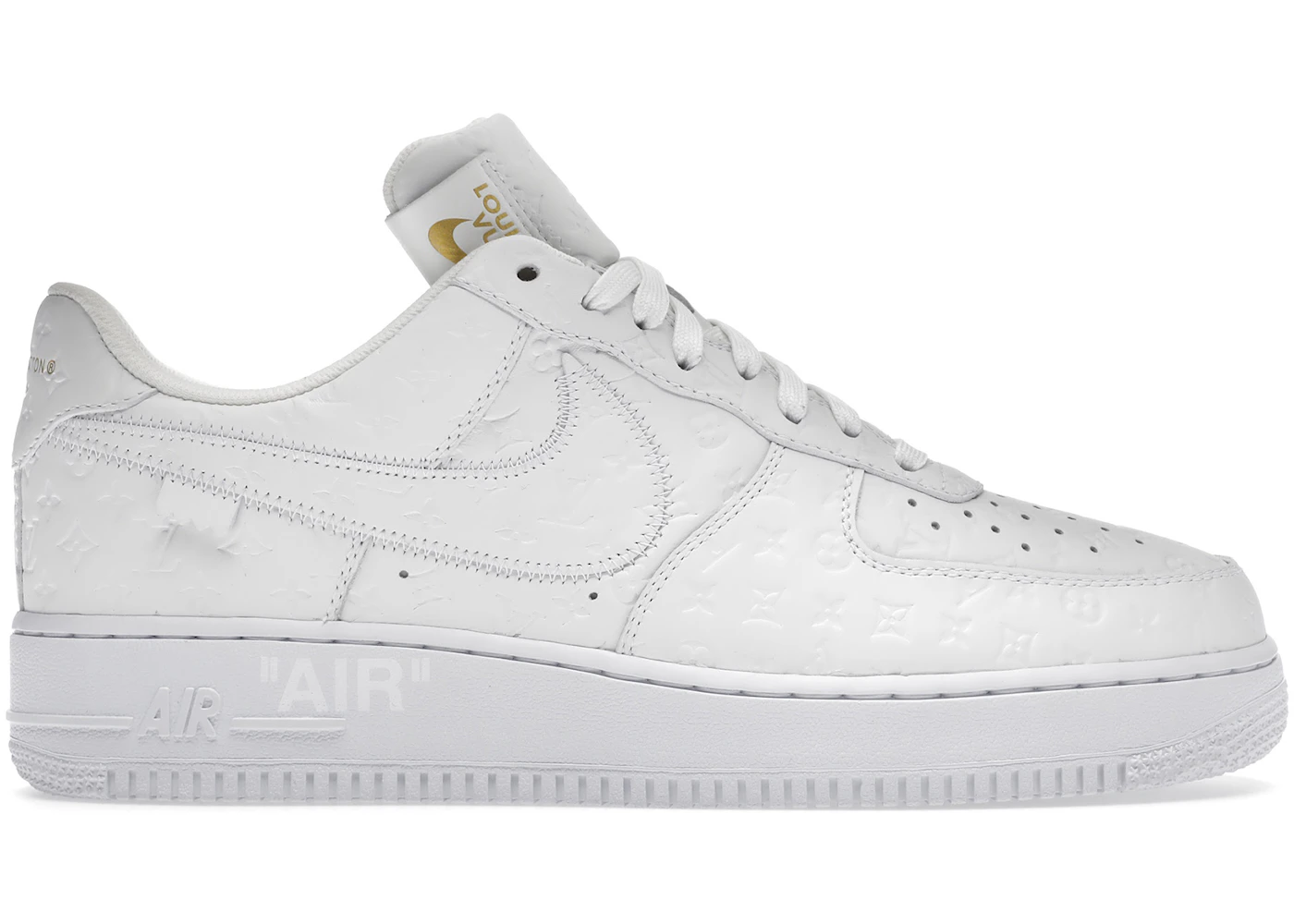 Louis Vuitton Nike Air Force Low By Virgil Abloh White Men's