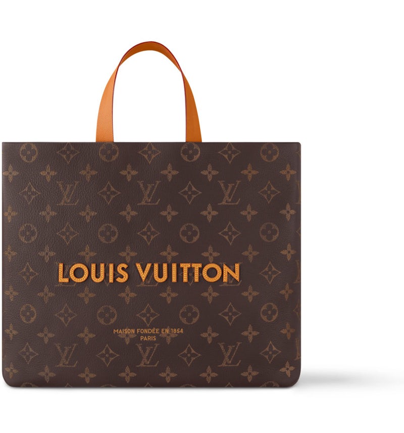 Louis Vuitton Shopper Tote MM LV Monogram in Calfskin Leather US