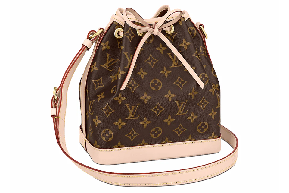 شنط لويس فيتون بحجم يكمل طلتك الأنيقة 6 Louis Vuitton Noe BB Monogram Brown