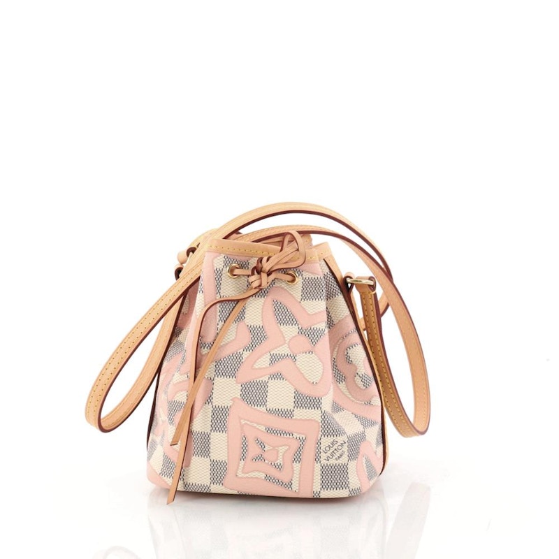 Louis Vuitton Noe Damier Azur Tahitienne Pink in Canvas with Gold-tone - JP