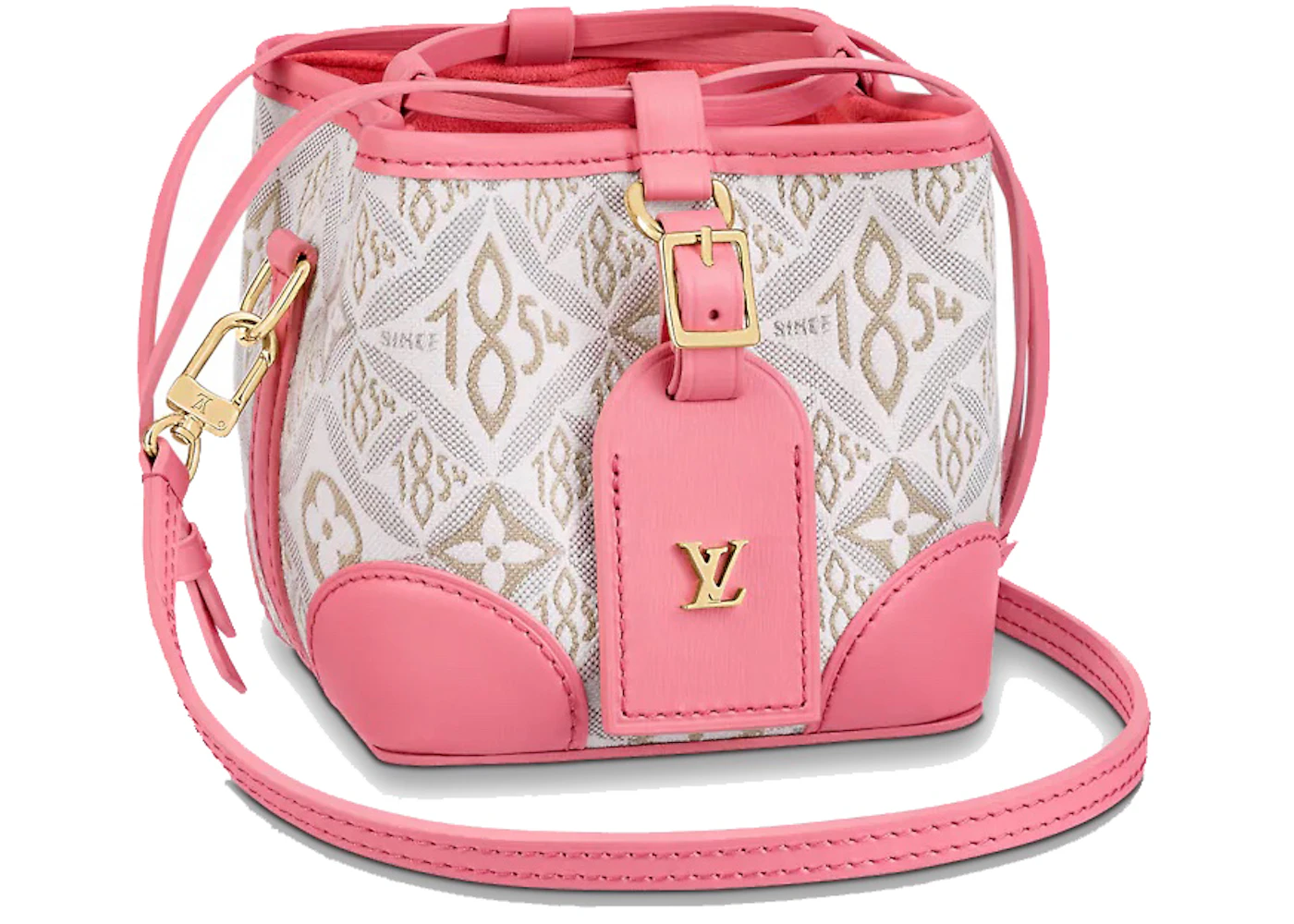 Louis Vuitton Noe Purse Cruise 22 Ecru Beige/Pink in Canvas