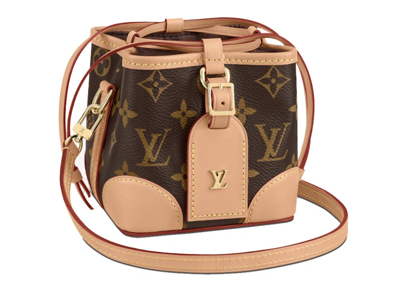 Louis Vuitton Noe Purse Monogram Brown in Coated Leather with Gold