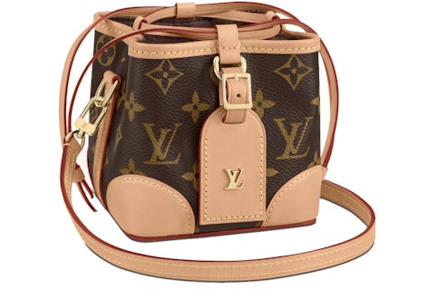 Louis Vuitton Noe Purse Monogram Brown in Coated Leather with Gold