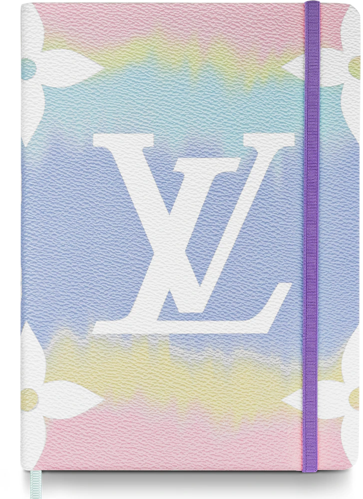 Louis Vuitton Notebook Escale Clémence Pastel in Coated Canvas - US