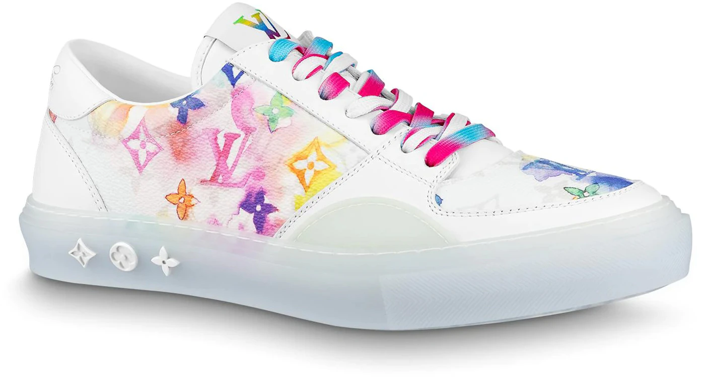 louis vuitton shoes pink and white