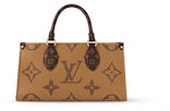 LOUIS VUITTON REVERSE MONOGRAM EAST WEST ON THE GO TOTE