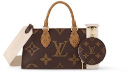 Louis Vuitton Petite Malle East West Monogram Brown in Coated  Canvas/Cowhide Leather with Gold-tone - US