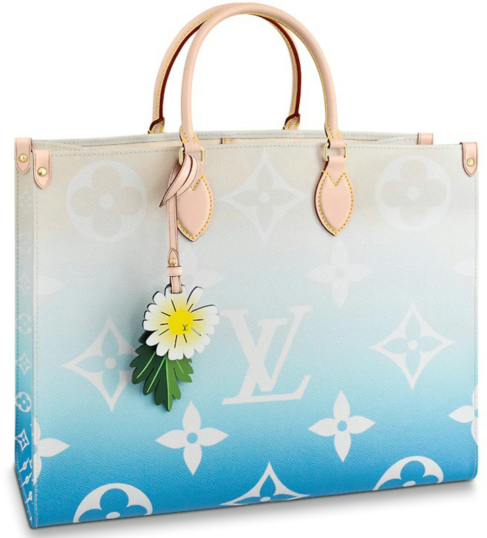 Louis Vuitton Onthego Gradient Pastel GM Blue in Coated Canvas