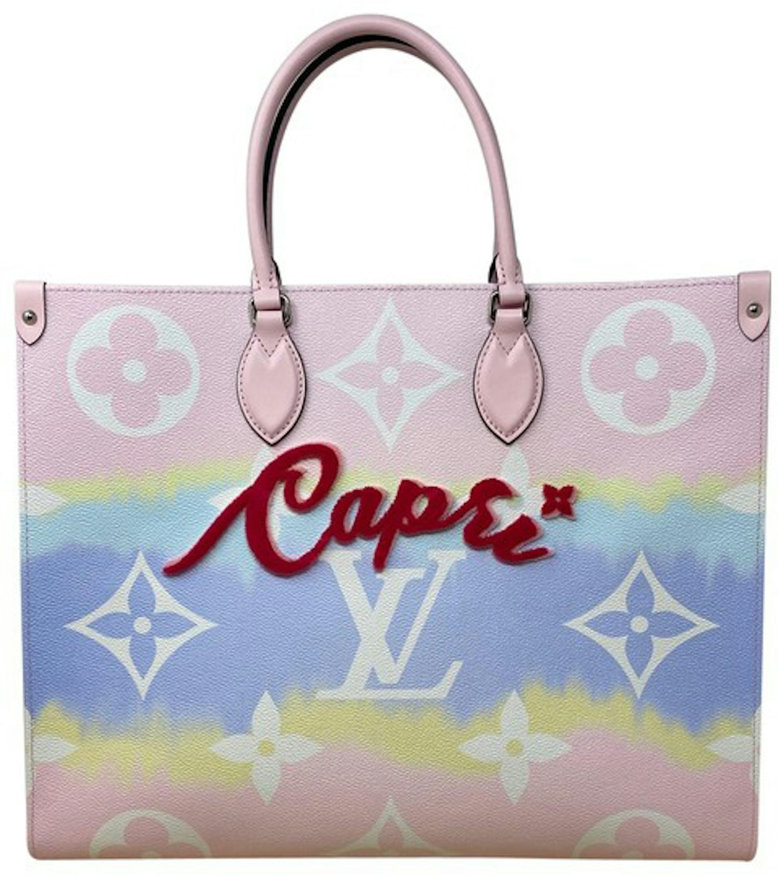 Louis Vuitton Onthego LV Escale (Capri Limited Edition) GM Pastel in Coated  Canvas/Cowhide Leather with Silver-tone - US