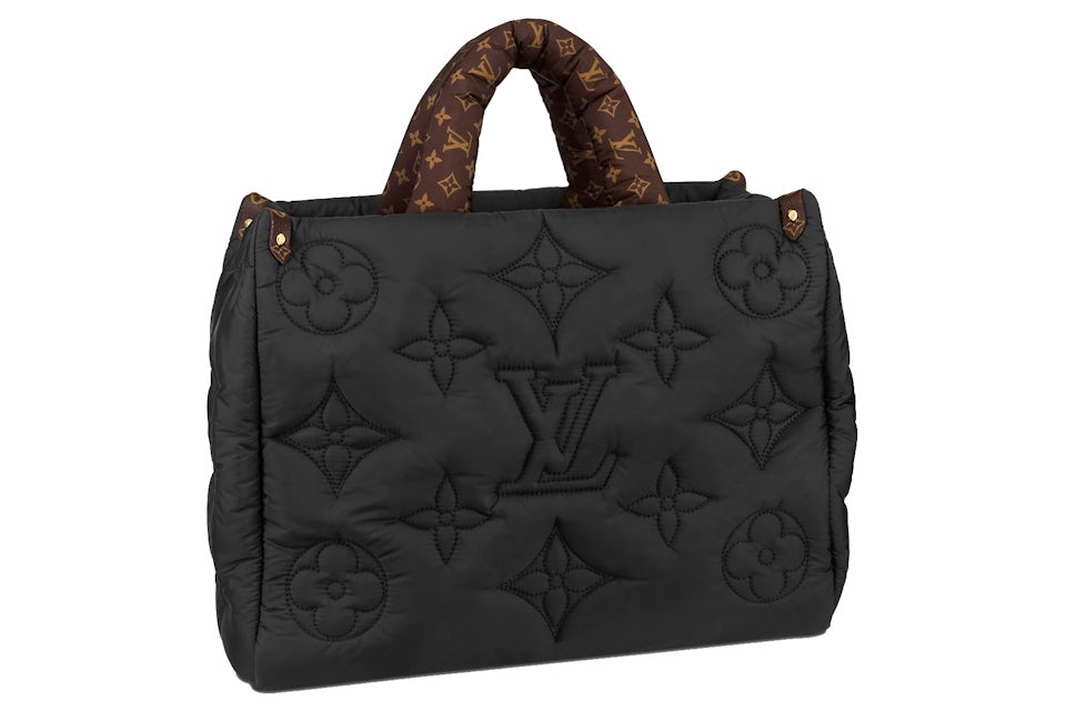 Louis Vuitton Monogram Giant Empreinte Carryall MM - Black