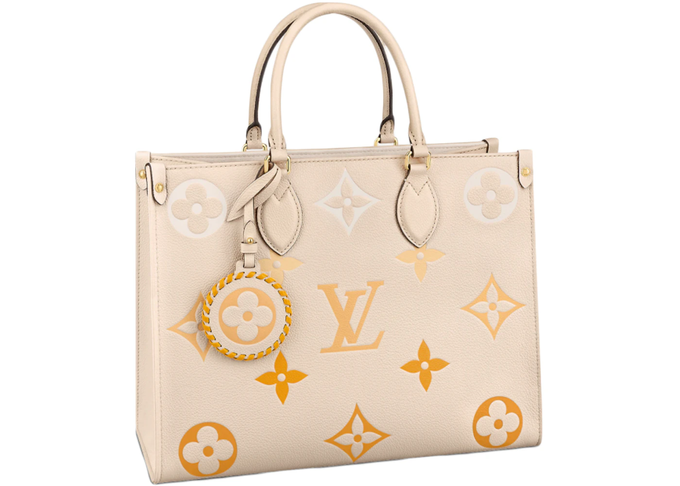 lv on the go beige