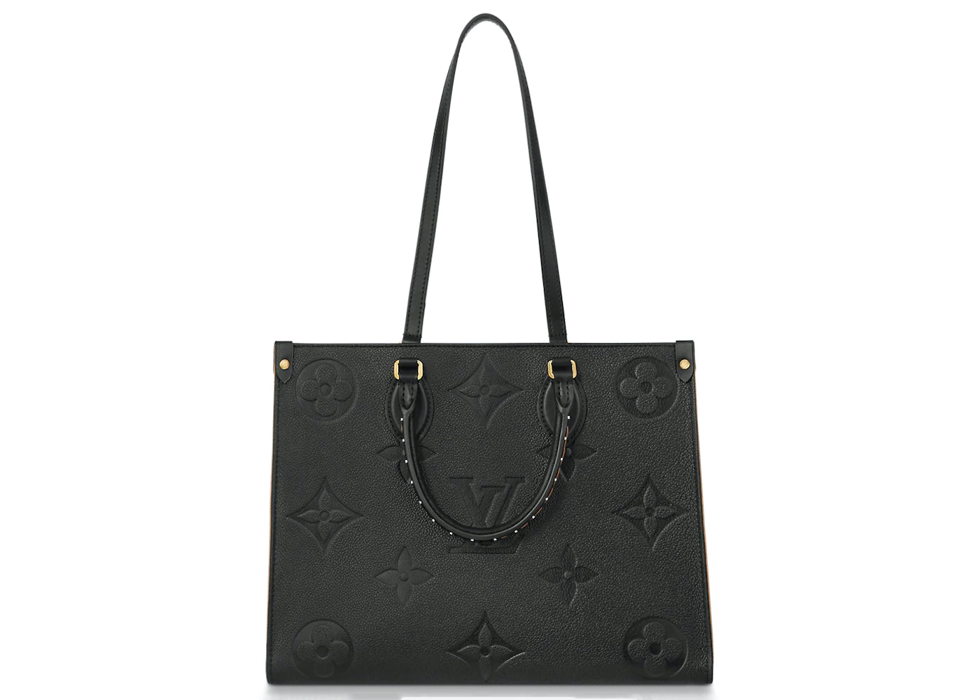 Louis Vuitton Onthego MM Wild at Heart Black in Cowhide Leather with ...