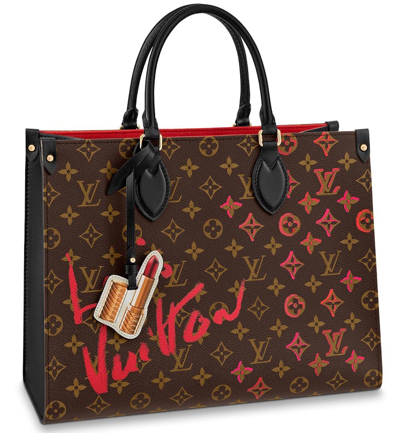 Louis Vuitton Limited Edition Onthego MM Monogram Brown in Coated